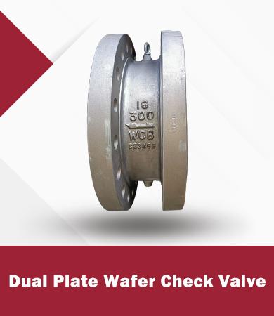 WCB 16 300LB Dual PIate Wafer Swing Check Valve API 594