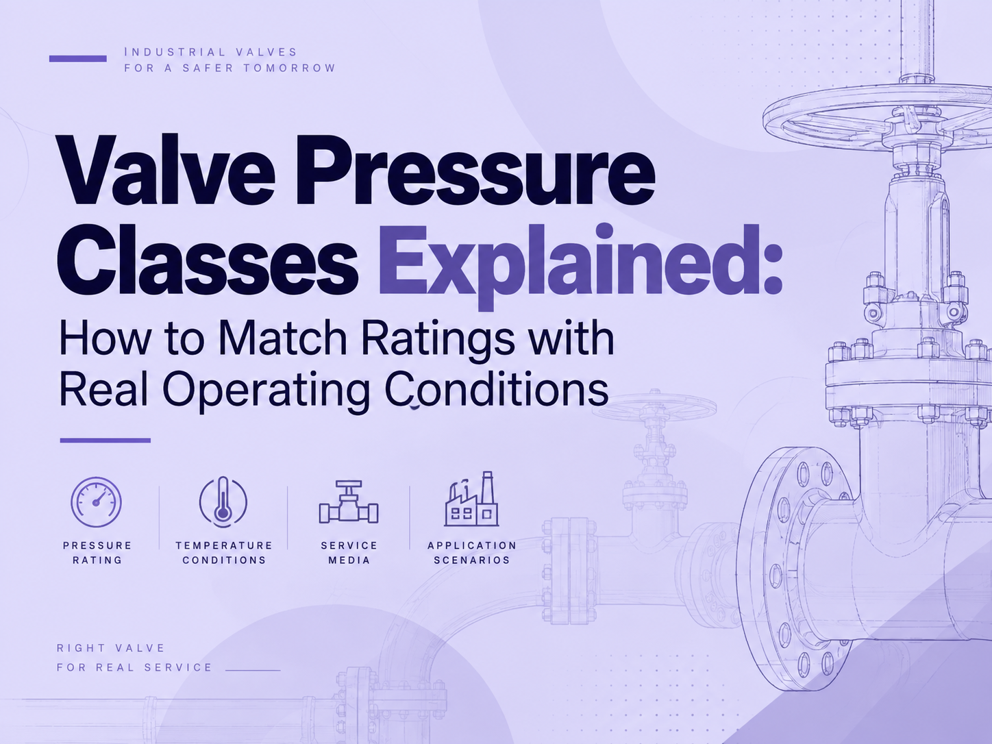 Valve Pressure Classes Explained: How to Match Ratings with Real Operating Conditions