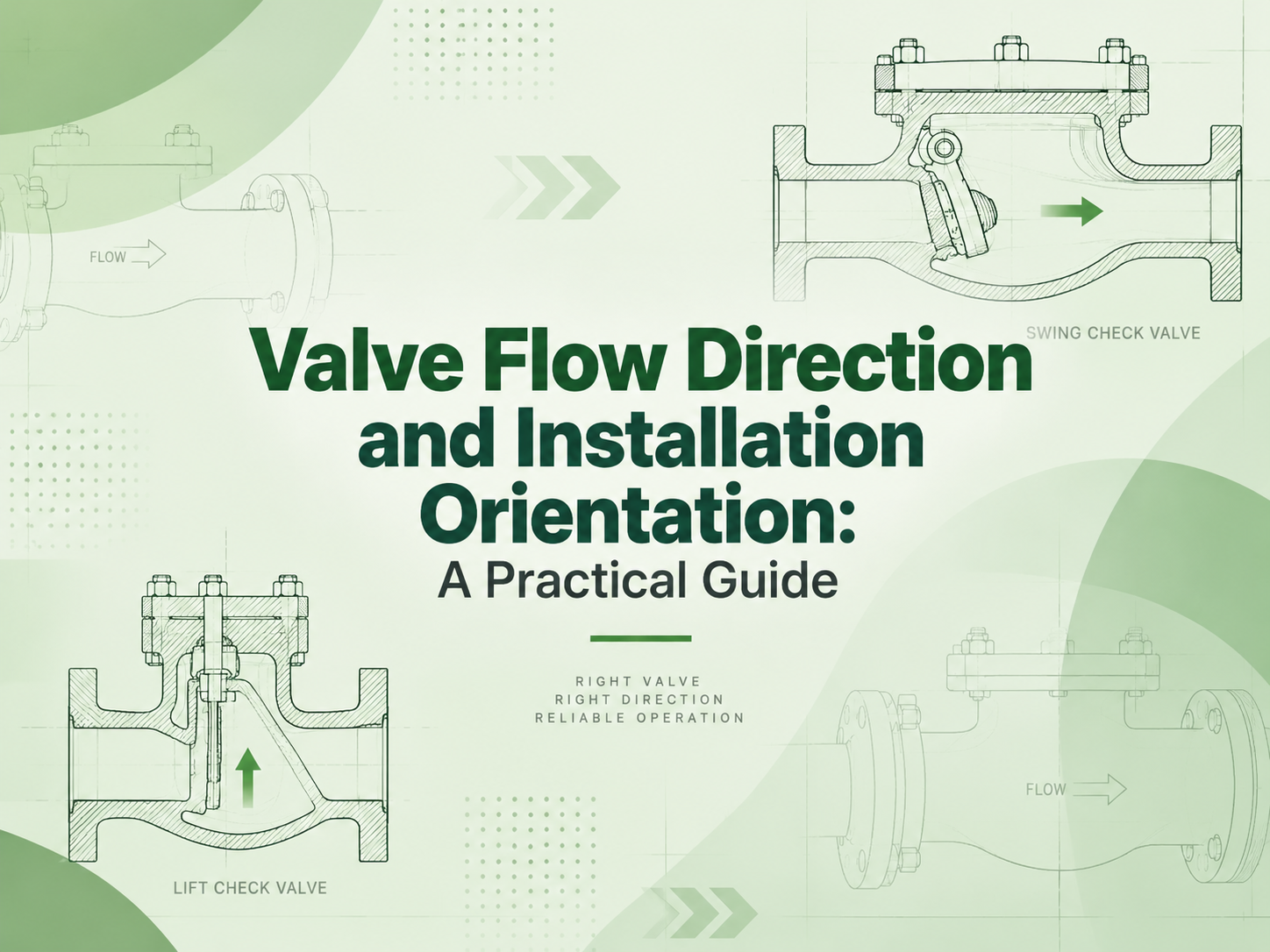 Valve Flow Direction and Installation Orientation: A Practical Guide